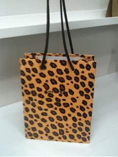 bag ヒョウ柄 紙袋