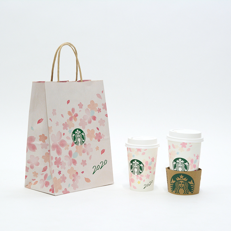 内面まで華やか！お花見した気分になれるハッピーな紙袋