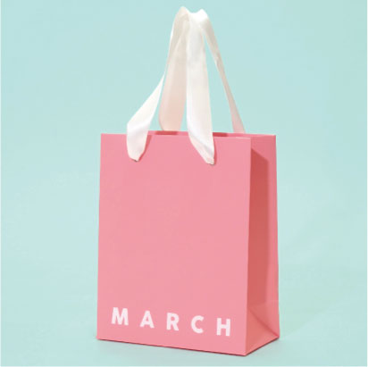 サンプル紙袋「MARCH」のご紹介!