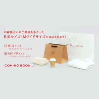 国内既製品商品に特大サイズ・マチ広サイズが追加されました!